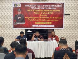 Penguatan Tugas dan Sosialisasi Pengamanan Berdasarkan Permenkumham No. 8 Tahun 2024