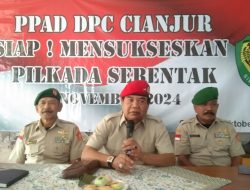 Mayjen TNI (Purn) Tatang Zaenudin Resmikan Kantor PPAD Cianjur