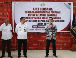 Ketua KPU Sanggau Hadiri Apel Bersama dan Deklarasi Netralitas ASN di Rutan Kelas IIB Sanggau