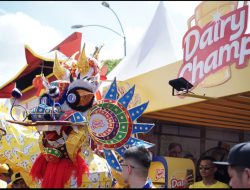Dairy Champ Dukung Keberagaman Budaya dengan Hadirkan Atraksi Naga 40 Meter di Cap Go Meh Pontianak