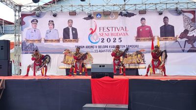 Sanggar Jaranan Rindu Budaya Hidupkan Legenda Telaga Ngebel di Festival Seni Budaya Sanggau 2025