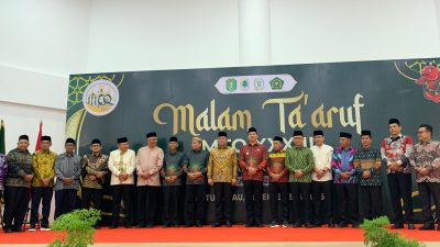 Malam Ta’aruf Musabaqah Tilawatil Qur’an (MTQ) XXXIII Tingkat Provinsi Kalbar berlangsung khidmat di Aula Bupati Kapuas Hulu, Sabtu (13/9/2025).