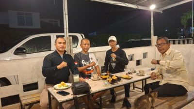 Ngopi Humanis Bersama Kapolsek Mempawah Hilir
