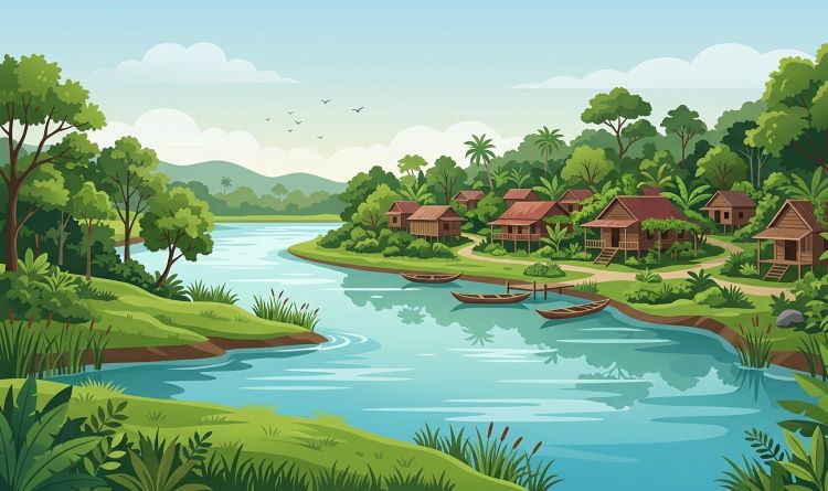 Desa Pak Mayam Kecamatan Ngabang