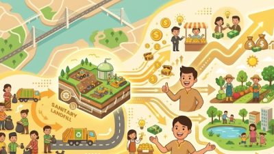 Masyarakat setempat pun merasa terbantu adanya pembangunan itu luar biasa.