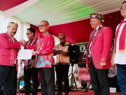 PT BKB Timbun Tanah Area Kawasan DAD Meliau, Sekaligus Launching Kapal LCT Pangsuma