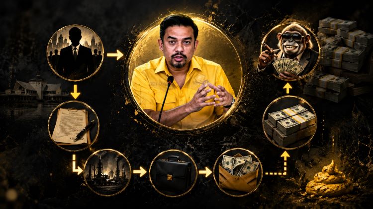 Skandal pusaran tambang emas ilegal Kalimantan Barat meledak. Jejak aliran dana Rp40 miliar diduga menyentuh jubah kebesaran mantan anggota dewan inisial MA. Mampukah hukum sentuh jubah dewa?
