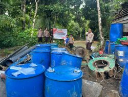 Polsek Meliau Lakukan Himbauan Larangan PETI, Sejumlah Mesin Dompeng Ditemukan di Tiga Desa