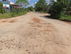 Jalan Menuju Pabrik CPO PT Jarum Rusak Parah, Warga Sijotang Ancam Tutup Akses dengan Hukum Adat
