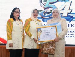 Erlina Norsan Apresiasi Kreativitas Kader pada Penyerahan Hadiah HKG PKK 2026