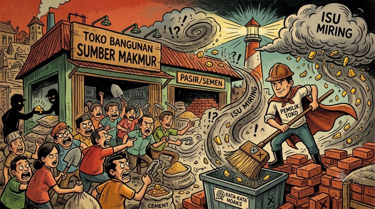 Pelajari 5 langkah verifikasi berita untuk melawan hoaks viral kasus Toko Bangunan Putra Naga Gemilang di Melawi. Panduan cerdas agar publik tidak terpapar misinformasi dan menjadi generasi digital yang kritis.