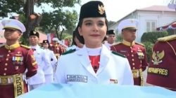Tampil Memukau di Istana Merdeka, Siswi SMKN 5 Pontianak Celine Olivia Apriani Theo Sukses Emban Tugas Pembawa Baki Utama Paskibraka 2026
