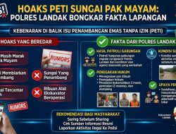 Isu PETI Landak Viral: Sungai Pak Mayam Ternyata Aman Terkendali