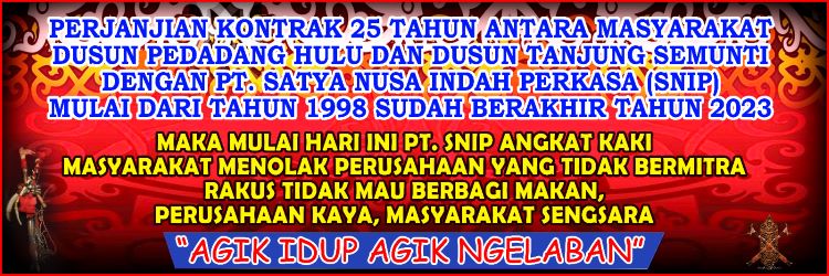Kasus PT Satya Nusa Indah Perkasa (SNIP) menjadi kaya raya, masyarakat menjadi miskin