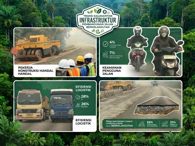BPJN Kalimantan Barat memastikan pengawasan ketat terhadap kualitas campuran aspal dan proses pemadatannya.