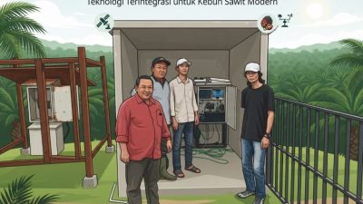 Sensor pemantau kualitas limbah cair terpasang di PKS PTPN Meliau. Alat ini terhubung dengan sistem SPARING Kementerian Lingkungan Hidup untuk memastikan limbah yang dibuang ke sungai memenuhi baku mutu yang ditetapkan pemerintah.