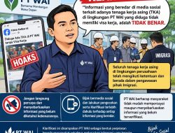 PT WAI Tegaskan TKA di Perusahaan Sesuai Ketentuan Imigrasi