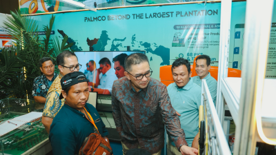 Booth PTPN IV PalmCo, Subholding PTPN III (Persero) Jadi Magnet Pengunjung Sawit Indonesia Expo 2026