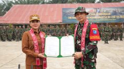 Kodim 1210/Landak Gelar TMMD ke-130 Tahun 2026, Bupati Landak Resmi Buka Program Pembangunan Desa di Amboyo Selatan
