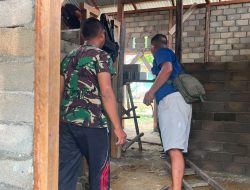 Harapan Baru Ibu Soanim Kian Nyata, Pemasangan Batako RTLH Hampir Rampung Dikerjakan Satgas TMMD Ke-130 Kodim 1210/Landak